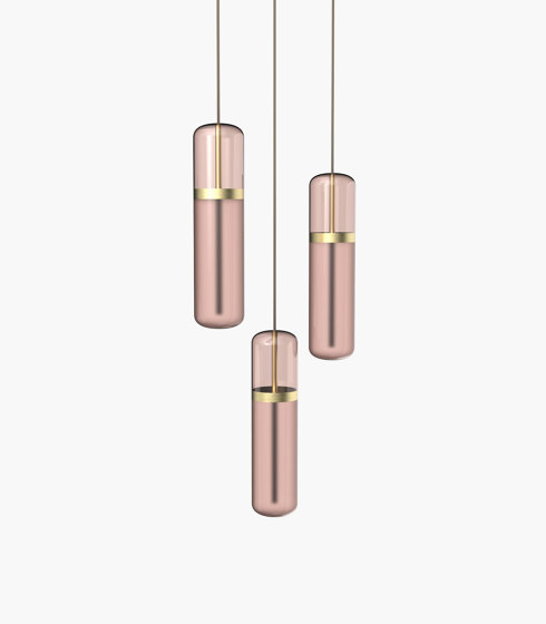 Pill S 36-04 - Pink / Blue, Brushed Brass |  | _test blob_id 4.5