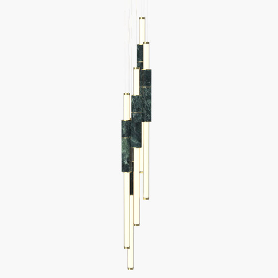 Light Pipe S 58-17 - Polished Brass, Green |  | _test blob_id 4.5