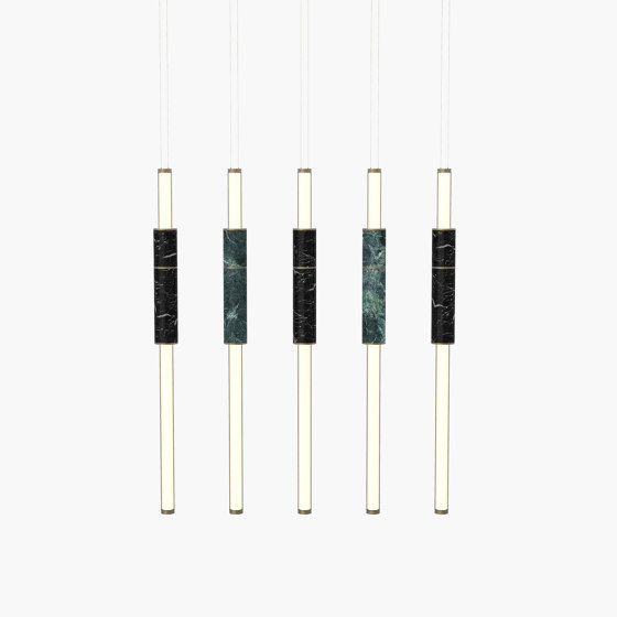 Light Pipe S 58-15 - Burnished Brass, Green & Black |  | _test blob_id 4.5