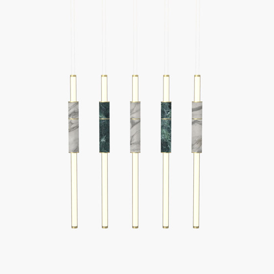 Light Pipe S 58-15 - Brushed Brass, Green & White |  | _test blob_id 4.5