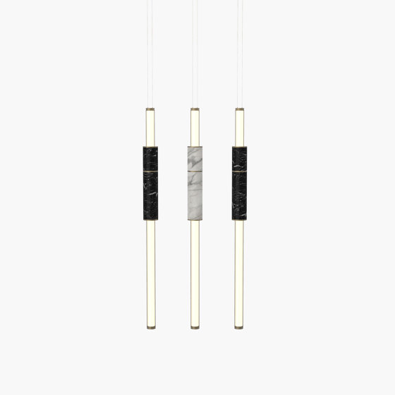 Light Pipe S 58-14 - Burnished Brass, White & Black |  | _test blob_id 4.5