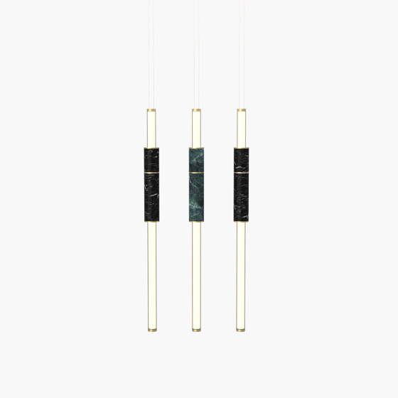 Light Pipe S 58-14 - Brushed Brass, Green & Black |  | _test blob_id 4.5