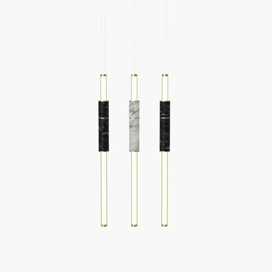 Light Pipe S 58-14 - Polished Brass, White & Black |  | _test blob_id 4.5