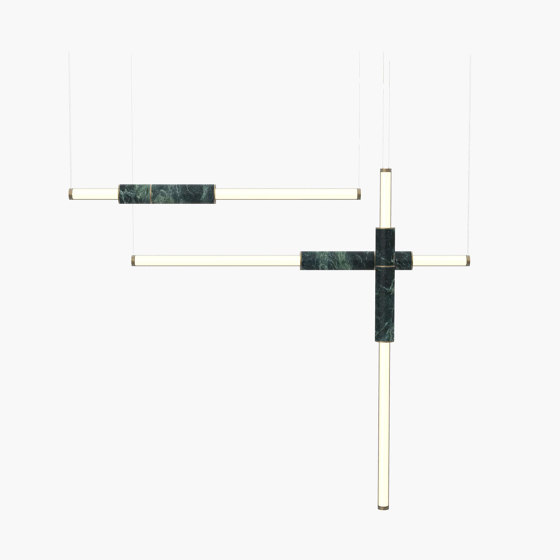 Light Pipe S 58-11 - Burnished Brass, Green |  | _test blob_id 4.5