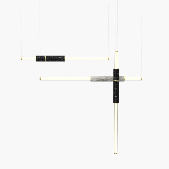 Light Pipe S 58-11 - Brushed Brass, White & Black |  | _test blob_id 4.5