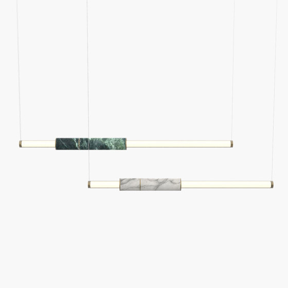 Light Pipe S 58-10 - Burnished Brass, White & Green |  | _test blob_id 4.5