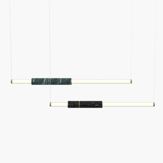 Light Pipe S 58-10 - Burnished Brass, Green & Black |  | _test blob_id 4.5