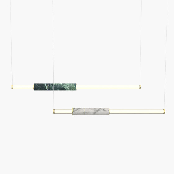 Light Pipe S 58-10 - Brushed Brass, White & Green |  | _test blob_id 4.5