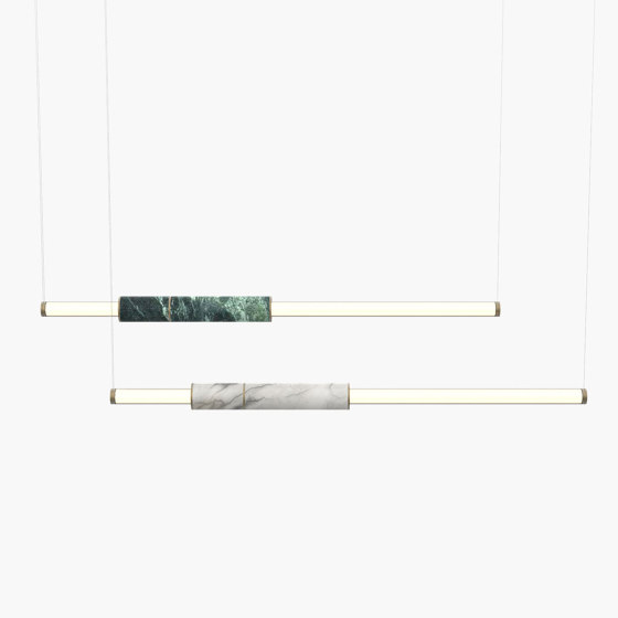 Light Pipe S 58-09 - Burnished Brass, White & Green |  | _test blob_id 4.5