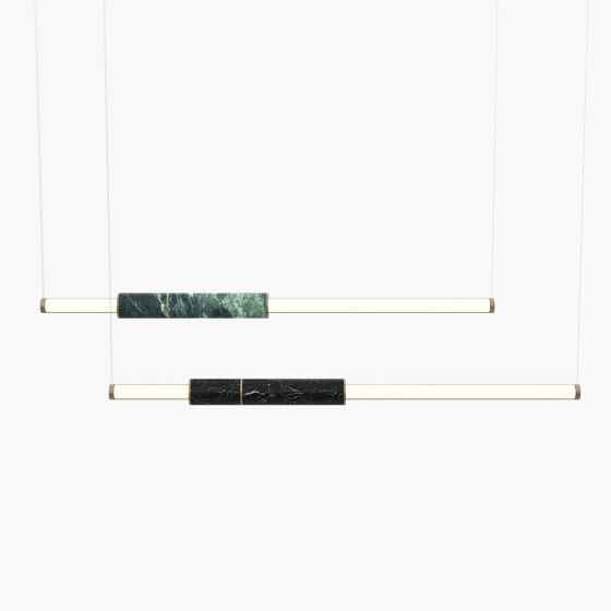 Light Pipe S 58-09 - Burnished Brass, Green & Black |  | _test blob_id 4.5