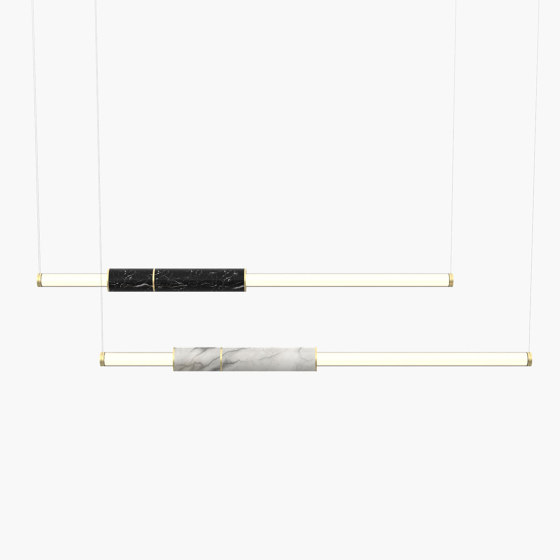 Light Pipe S 58-09 - Brushed Brass, White & Black |  | _test blob_id 4.5