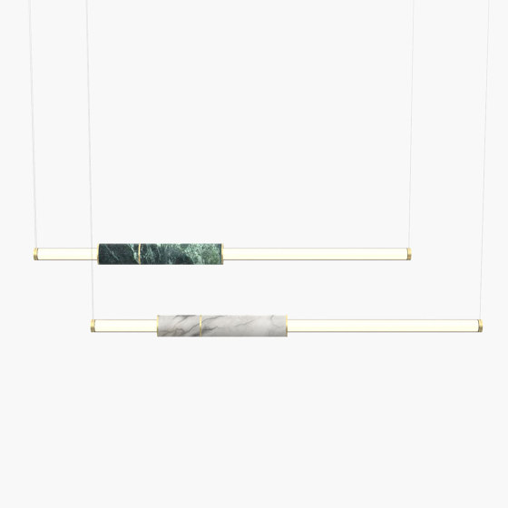 Light Pipe S 58-09 - Brushed Brass, White & Green |  | _test blob_id 4.5