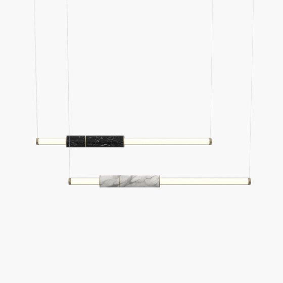 Light Pipe S 58-08 - Burnished Brass, White & Black |  | _test blob_id 4.5