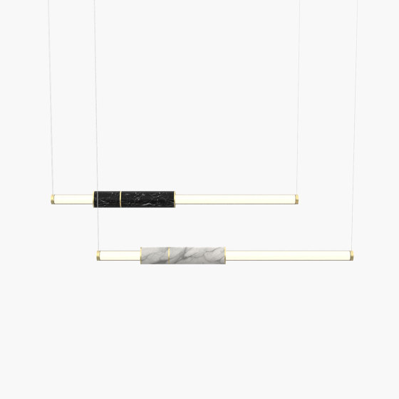 Light Pipe S 58-08 - Brushed Brass, White & Black |  | _test blob_id 4.5