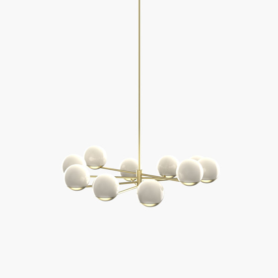 Ball & Hoop S 19-03 - Brushed Brass, Opal |  | _test blob_id 4.5