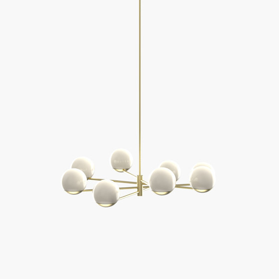 Ball & Hoop S 19-02 - Brushed Brass, Opal |  | _test blob_id 4.5