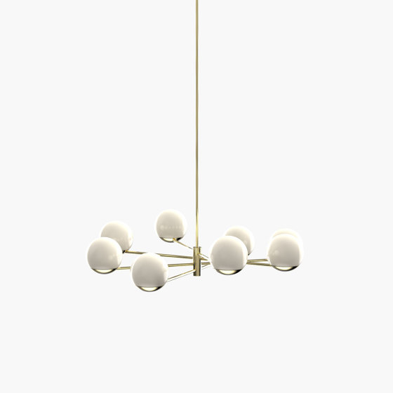 Ball & Hoop S 19-02 - Polished Brass, Opal |  | _test blob_id 4.5