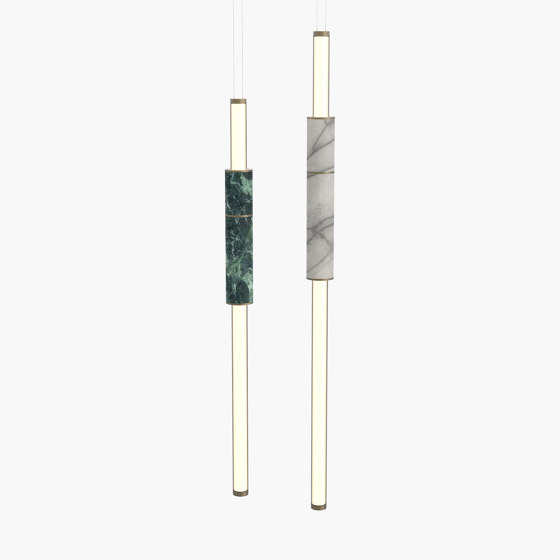 Light Pipe S 58-07 - Burnished Brass, White & Green |  | _test blob_id 4.5