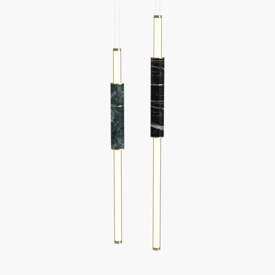 Light Pipe S 58-07 - Polished Brass, Green & Black |  | _test blob_id 4.5