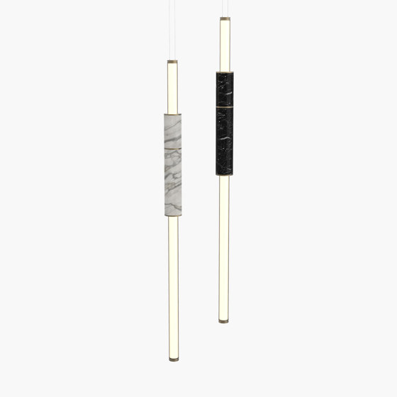 Light Pipe S 58-06 - Burnished Brass, White & Black |  | _test blob_id 4.5