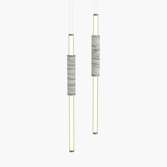 Light Pipe S 58-05 - White, Burnished Brass |  | _test blob_id 4.5