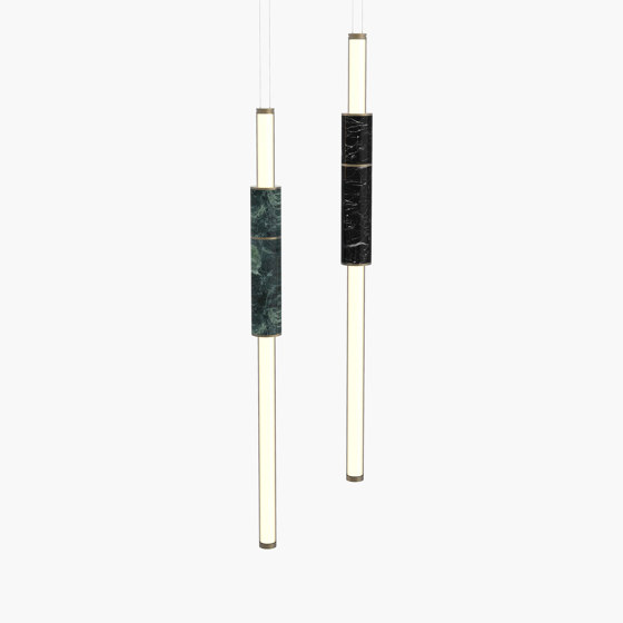 Light Pipe S 58-05 - Green & Black, Burnished Brass |  | _test blob_id 4.5