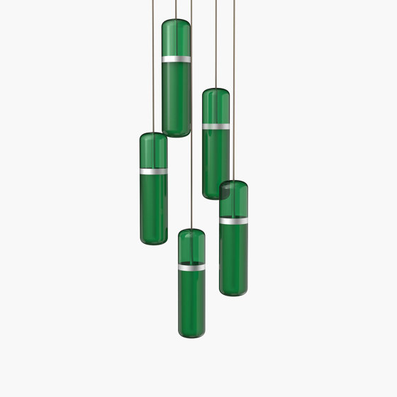 Pill S 36-03 - Green, Silver Anodised |  | _test blob_id 4.5