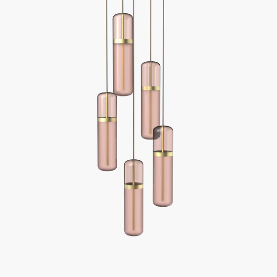 Pill S 36-03 - Pink, Brushed Brass |  | _test blob_id 4.5