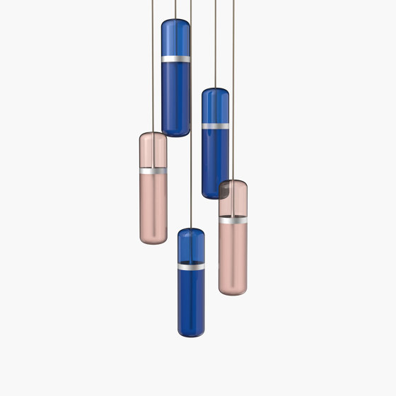 Pill S 36-03 - Pink / Blue, Silver Anodised |  | _test blob_id 4.5