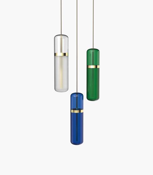 Pill S 36-03 - Pink / Blue, Polished Brass |  | _test blob_id 4.5