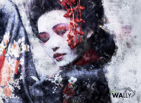 Geiko Aoi | Wandbeläge / Tapeten | WallyArt