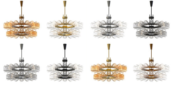 FOSCARINI II Chandelier en verre de Murano | Suspensions | Piumati