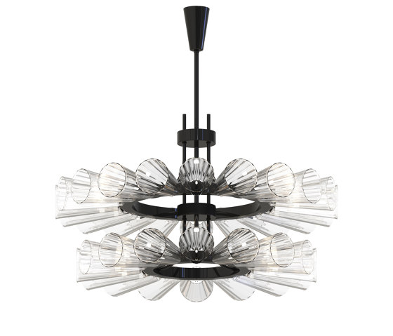 FOSCARINI II Chandelier en verre de Murano | Suspensions | Piumati