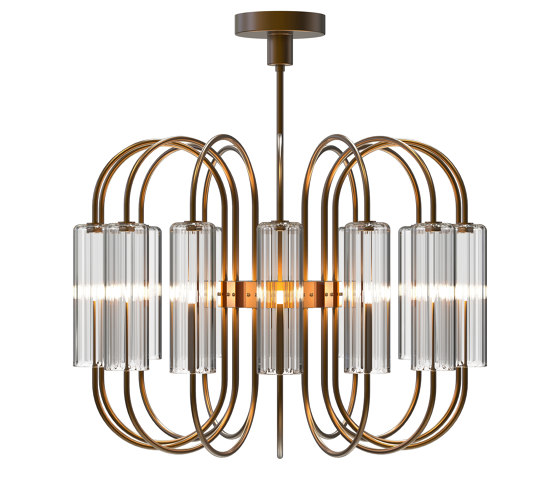 GRIMANI Murano Glass Chandelier | Suspended lights | Piumati