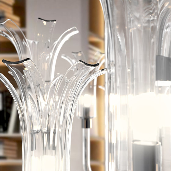 MICHELANGELO Chandelier en verre de Murano | Suspensions | Piumati