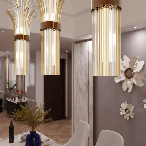 MODIGLIANI Murano Glass Pendant Light | Suspended lights | Piumati