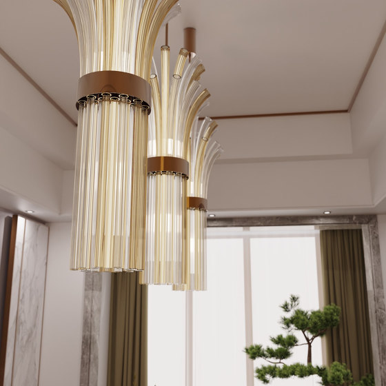 MODIGLIANI Murano Glass Pendant Light | Suspended lights | Piumati