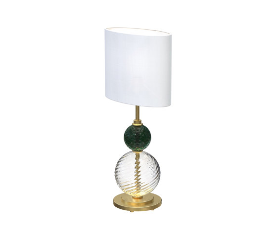 SALIERI Lámpara de mesa de cristal de Mur | Lámparas de sobremesa | Piumati
