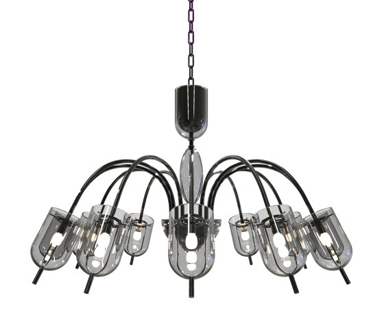 TINTORETTO Murano Glass Chandelier | Suspended lights | Piumati