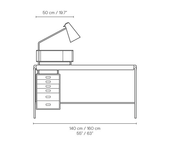 AJ52 | Society Table | Escritorios | Carl Hansen & Søn