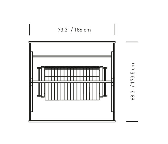 BK17 | A-Rahmen für das Swing Sofa | Schaukeln | Carl Hansen & Søn