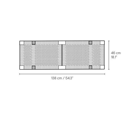 BM0488L | Table Bench | 138x46 | Bancs | Carl Hansen & Søn