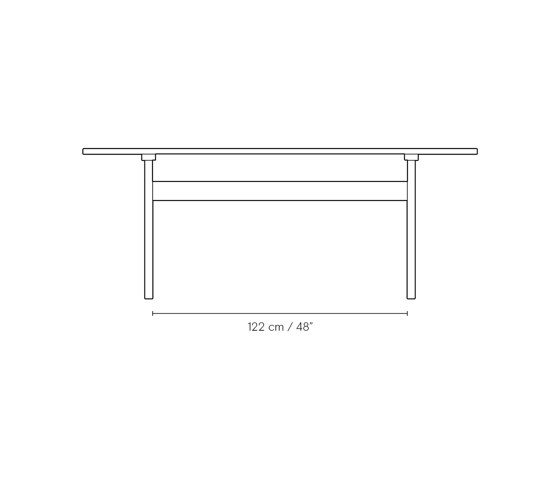 BM0698 | Asserbo Table | Tables de repas | Carl Hansen & Søn