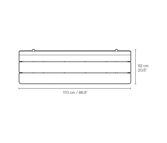 BM0699 | Asserbo Bench w/ Backrest | Panche | Carl Hansen & Søn