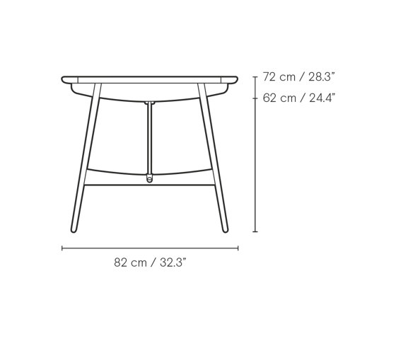 BM1160 | Hunting Table | 210x82 | Tavoli pranzo | Carl Hansen & Søn