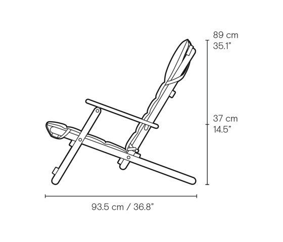 BM5568 | Deck Chair | Armchairs | Carl Hansen & Søn