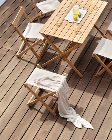 BM5768 | Deck Chair Footstool | Taburetes | Carl Hansen & Søn