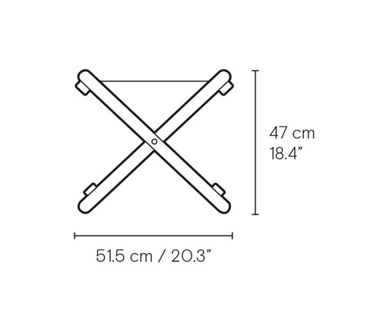 BM5768 | Deck Chair Footstool | Tabourets | Carl Hansen & Søn