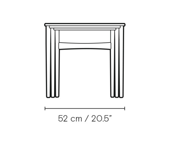 CH004 | Nesting Tables | Tables gigognes | Carl Hansen & Søn