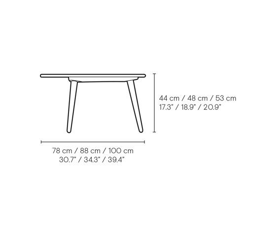 CH008 | Coffee Table | Ø100 | Coffee tables | Carl Hansen & Søn